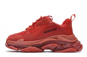 Balenciaga Triple S Sneaker "Clear Sole - Red" 2019 Reps