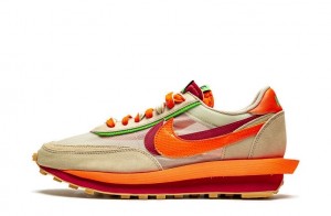 sacai x Clot x Nike LDWaffle "Net Orange Blaze" Reps