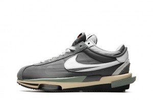 sacai x Zoom Cortez SP "Iron Grey" Replica