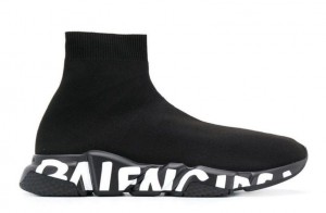 Balenciaga Speed Trainer "Graffiti - Black" Reps