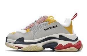 Balenciaga Triple S "Cream Yellow Red" (Women's) Reps