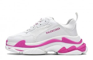 Balenciaga Wmns Triple S "White Fluo Pink" Reps