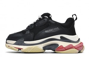 Balenciaga Triple S "Black White Red" (2018 Reissue) Reps
