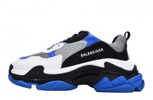 Balenciaga Triple S "Black White Blue" Reps