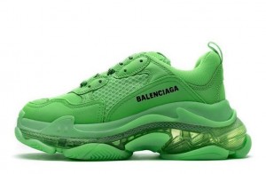 Balenciaga Triple S Clear Sole "Neon Green" Reps