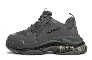 Balenciaga Triple S Clear Sole "Dark Grey" Reps