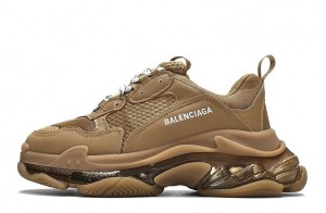 Balenciaga Triple S Clear Sole "Brown" Replica
