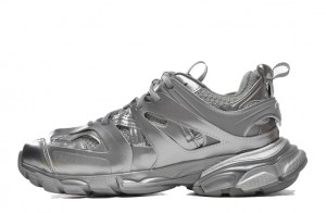 Balenciaga Track.2 Open Sneaker "Bright Silver" Replica