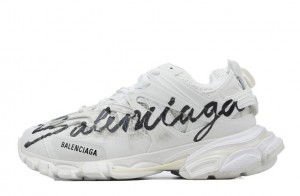 Balenciaga Wmns Track Sneaker "Signature - White" Reps