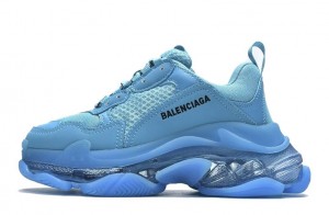 Balenciaga Triple S Clear Sole "Cyanine" Reps