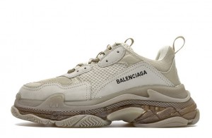 Balenciaga Triple S Clear Sole "Champagne" Reps