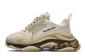 Balenciaga Triple S Clear Sole "Beige" Replica