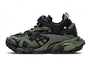 Balenciaga Track.2 Sneakers "Black Green" Reps