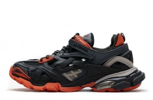 Balenciaga Track.2 Sneakers "Dark Grey/Orange" Replica