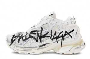Balenciaga Runner Sneaker "Graffiti - White Black" Reps