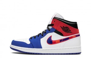 Air Jordan 1 Mid "Multicolored Swoosh" Reps