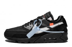 Off-White x Nike Air Max 90 "Black" Reps