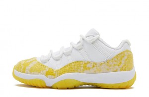Air Jordan 11 Low WMNS "Yellow Snakeskin" Replica