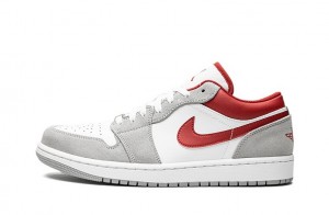Air Jordan 1 Low SE "Light Smoke Grey Gym Red" Replica