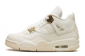 Women's Air Jordan 4 Retro "Metallic Gold" Reps