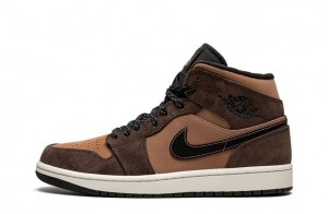 Nike Air Jordan 1 Mid SE "Dark Chocolate" Reps