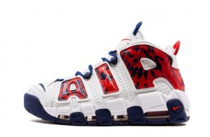 Air More Uptempo "Red Navy Camo" Replica