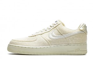 Stussy x Nike Air Force 1 Low "Fossil" Replica