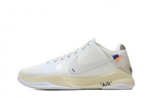 Off-White x Nike Kobe 5 Protro "Rice White"