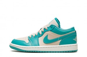 Air Jordan 1 Low "Tropical Teal Sandy Beige" (WMNS) Reps