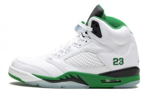 Wmns Air Jordan 5 Retro "Lucky Green" Reps