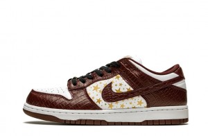 Supreme x Nike Dunk Low OG SB QS "Barkroot Brown" Reps