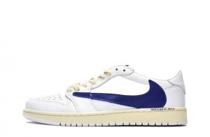 Travis Scott Jordan 1 Low "Blue and White"