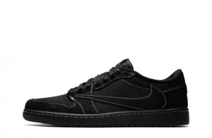 Travis Scott x Jordan 1 Retro Low OG SP "Black Phantom" Reps