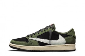 Jordan 1 Retro Low OG SP Travis Scott "Black Olive" Replica