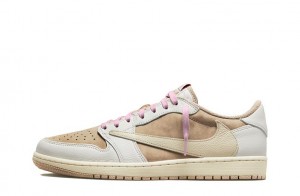 Travis Scott x Jordan 1 Low OG SP "Sail Shy Pink" Reps