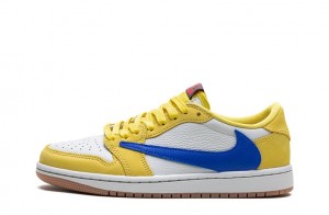 (Women) Air Jordan 1 Retro Low OG SP Travis Scott "Canary" Replica