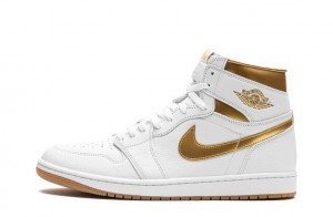 Wmns Jordan 1 Retro High OG "Metallic Gold" Reps