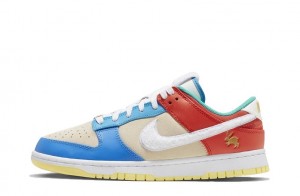 Nike Dunk Low Retro PRM "Year of the Rabbit Blue Orange Cream" Rep