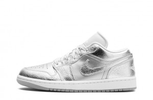Wmns Jordan 1 Low SE "Metallic Silver" Reps