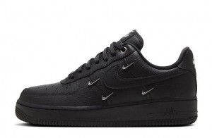 Nike Air Force 1 Low '07 LX "Black Silver Mini Swoosh" (Women's) Reps