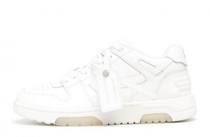 Off-White Out Of Office OOO Low Tops "Triple White" Replica