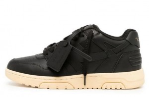 Off-White Out Of Office Low Tops "Black Gum" Replica