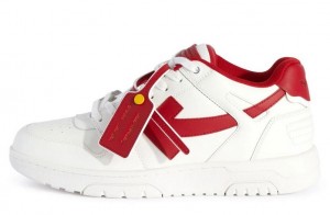 Off-White Out Of Office Low Tops "2024 Lunar New Year Red White" Replica