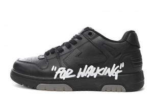 Off-White OOO Low Tops For Walking "Black White" Replica