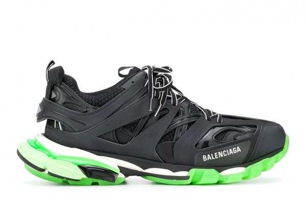 balenciaga glow in the dark track sneakers
