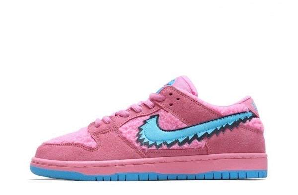 nike dunk low grateful dead pink