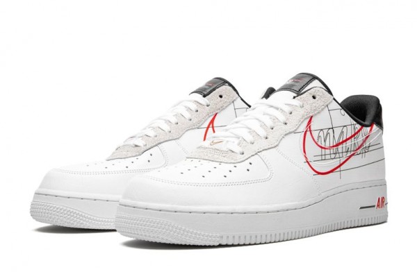 Exact Replica Nike Air Force 1 “Script Swoosh” CK9257-100 :: SneakerReps