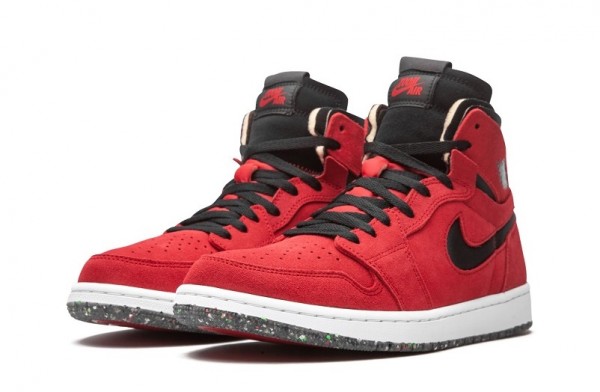 air jordan 1 high zoom red suede