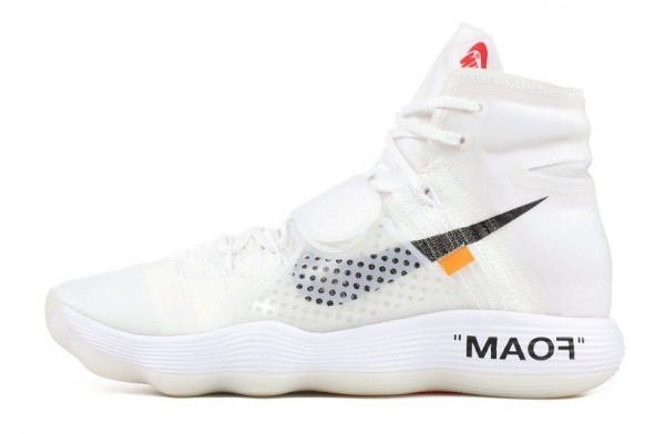 The 10: Off-White x Nike React Hyperdunk 2017 Flyknit AJ4578-100 for ...