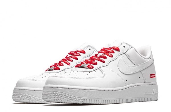 supreme x nike white
